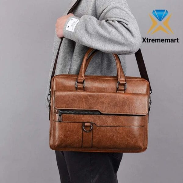 Casual Leather Laptop Bag